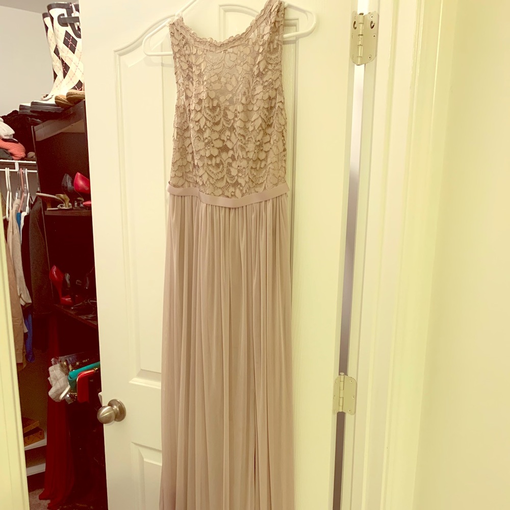 Lace formal gown